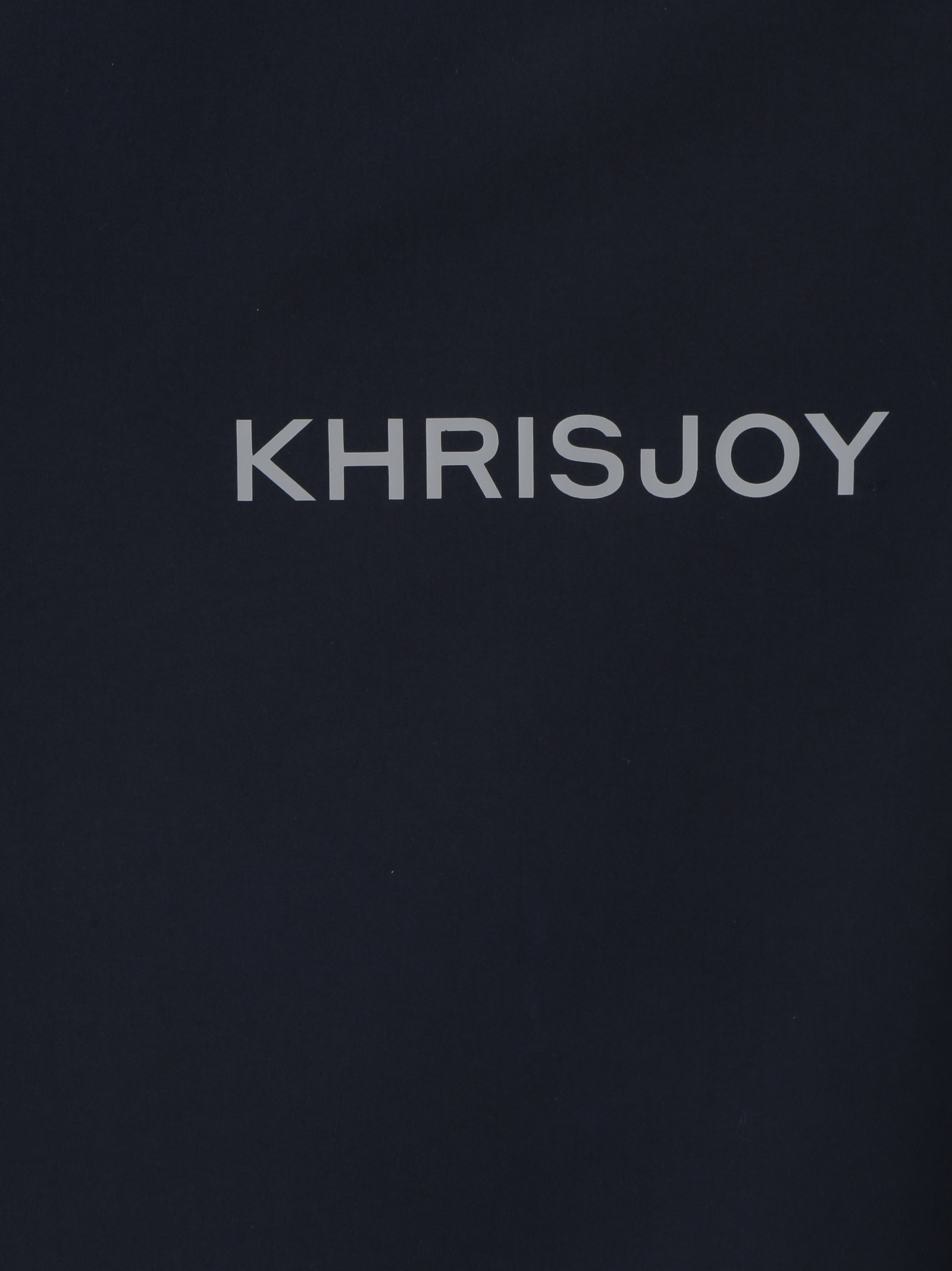 Khrisjoy Logo Jacket Bomber In Black