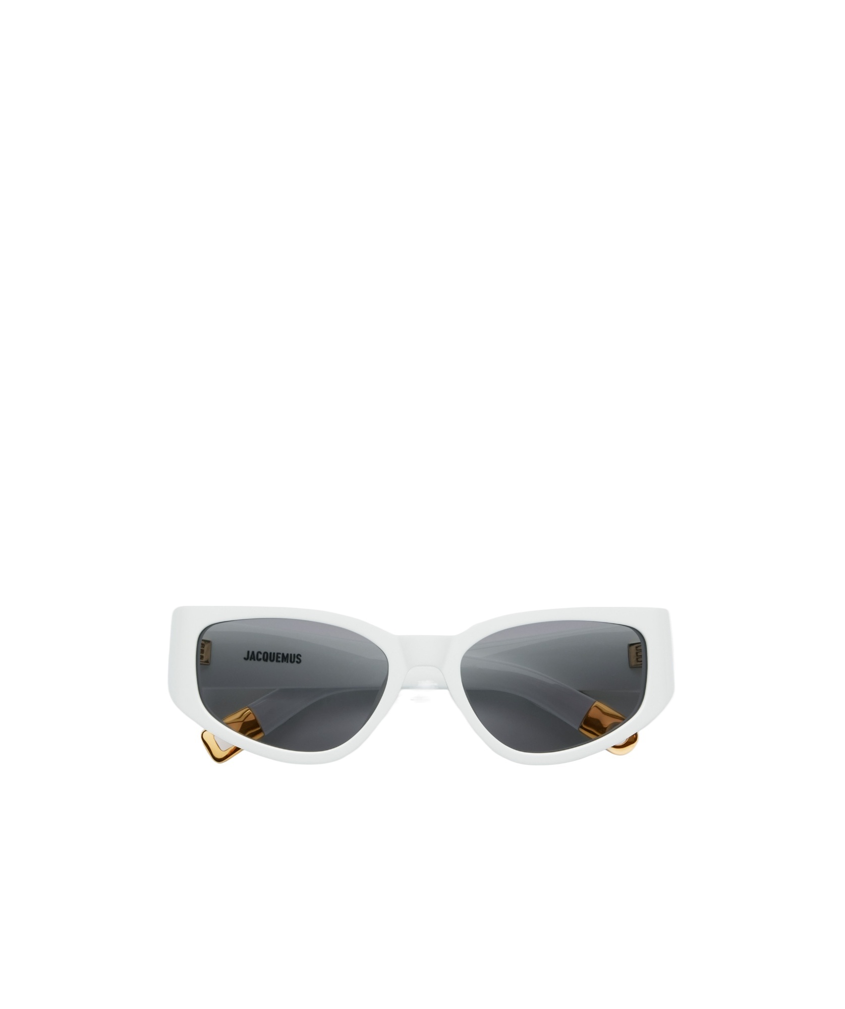 Jacquemus Logo Sunglasses In Gray