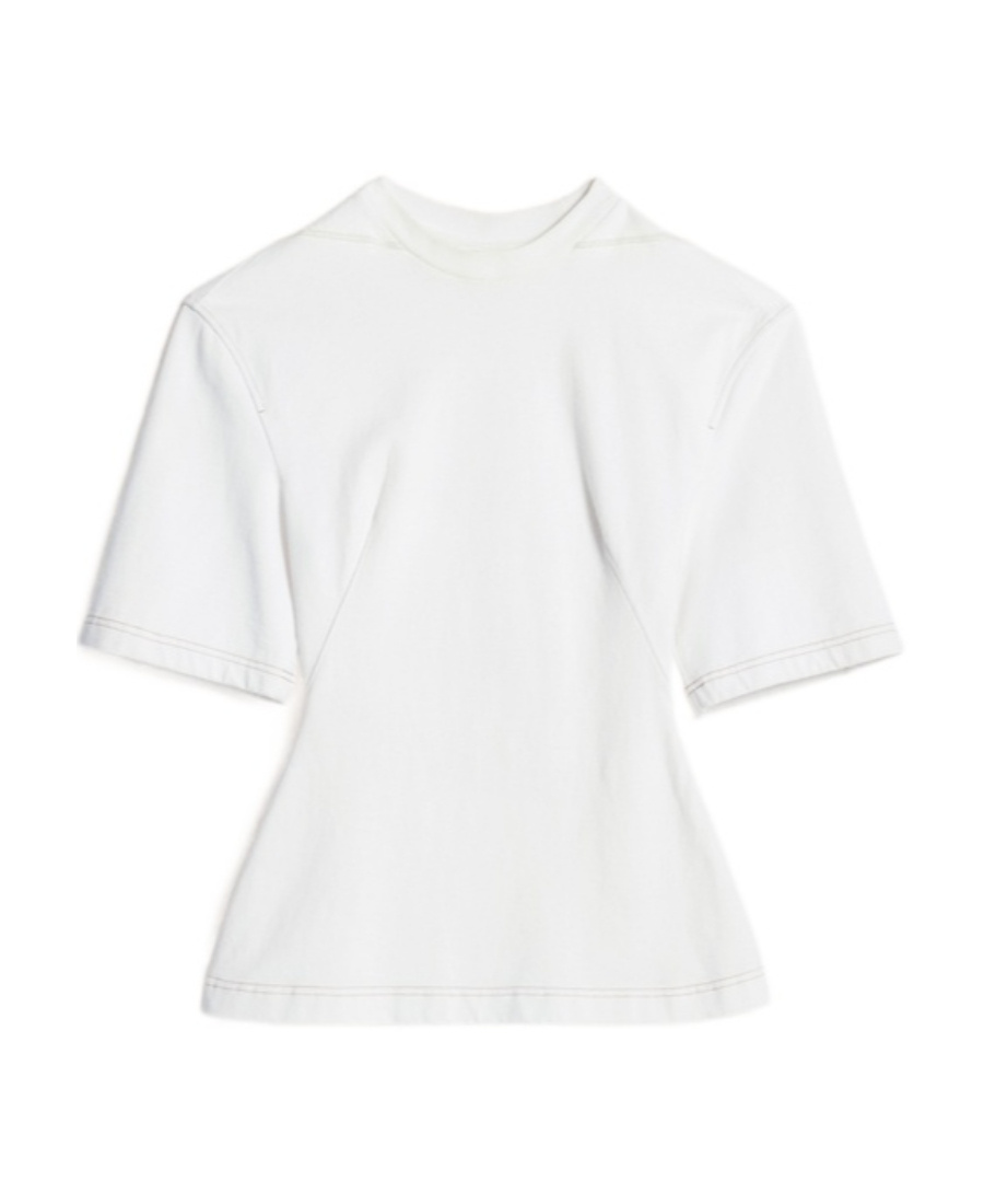 Jacquemus Crew-neck Cotton T-shirt In White