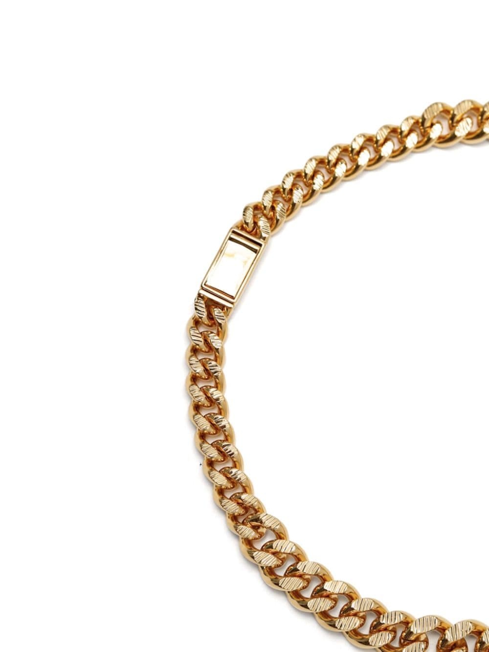 Jil Sander Cable Chain Necklace In Yellow