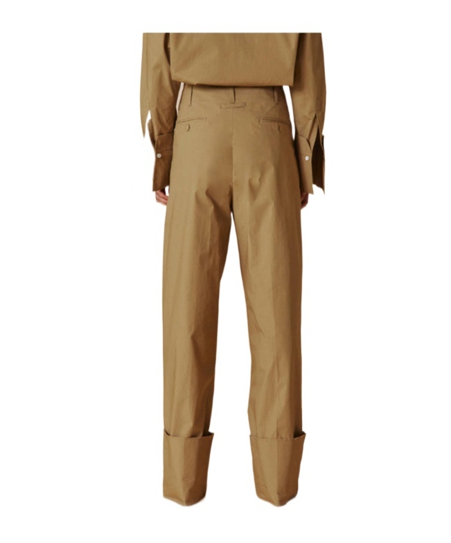 DARKPARK TURN-UP HEM TROUSERS