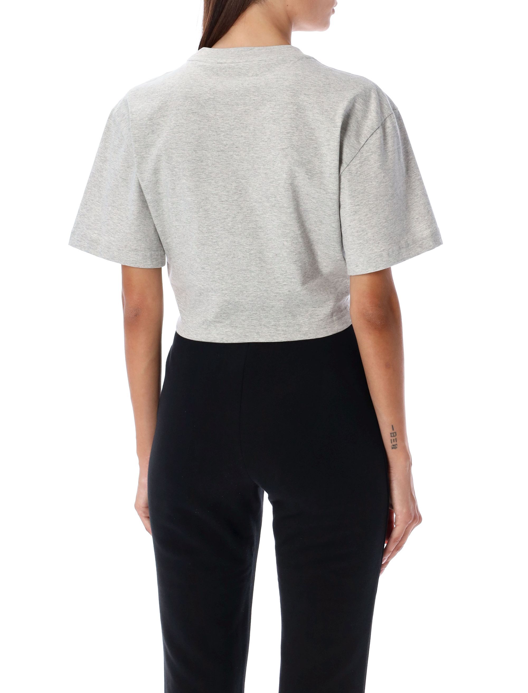 Palm Angels Short-sleeved T-shirt In Black