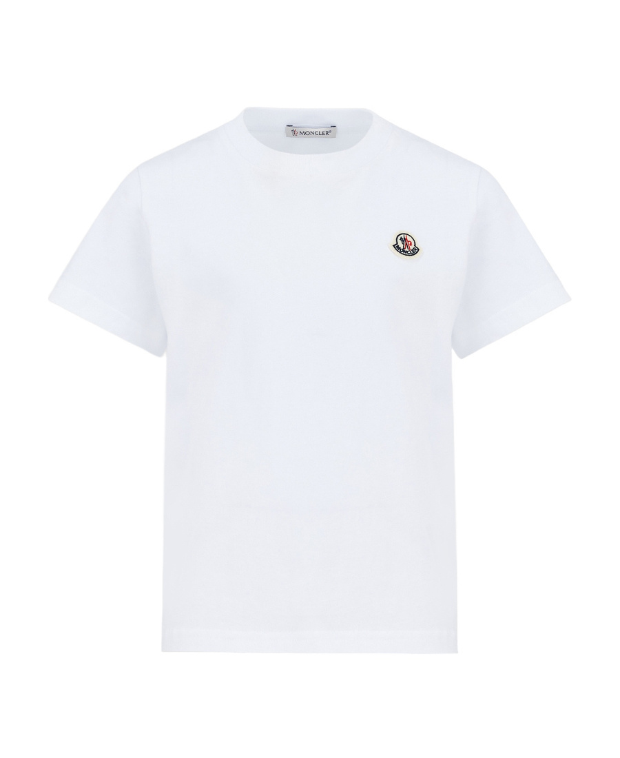 Moncler Logo Short-sleeved T-shirt In White