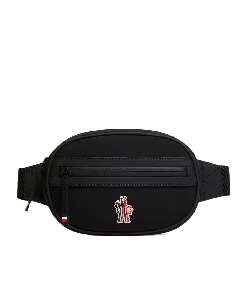 Moncler Water-repellent Belt Bag In Black