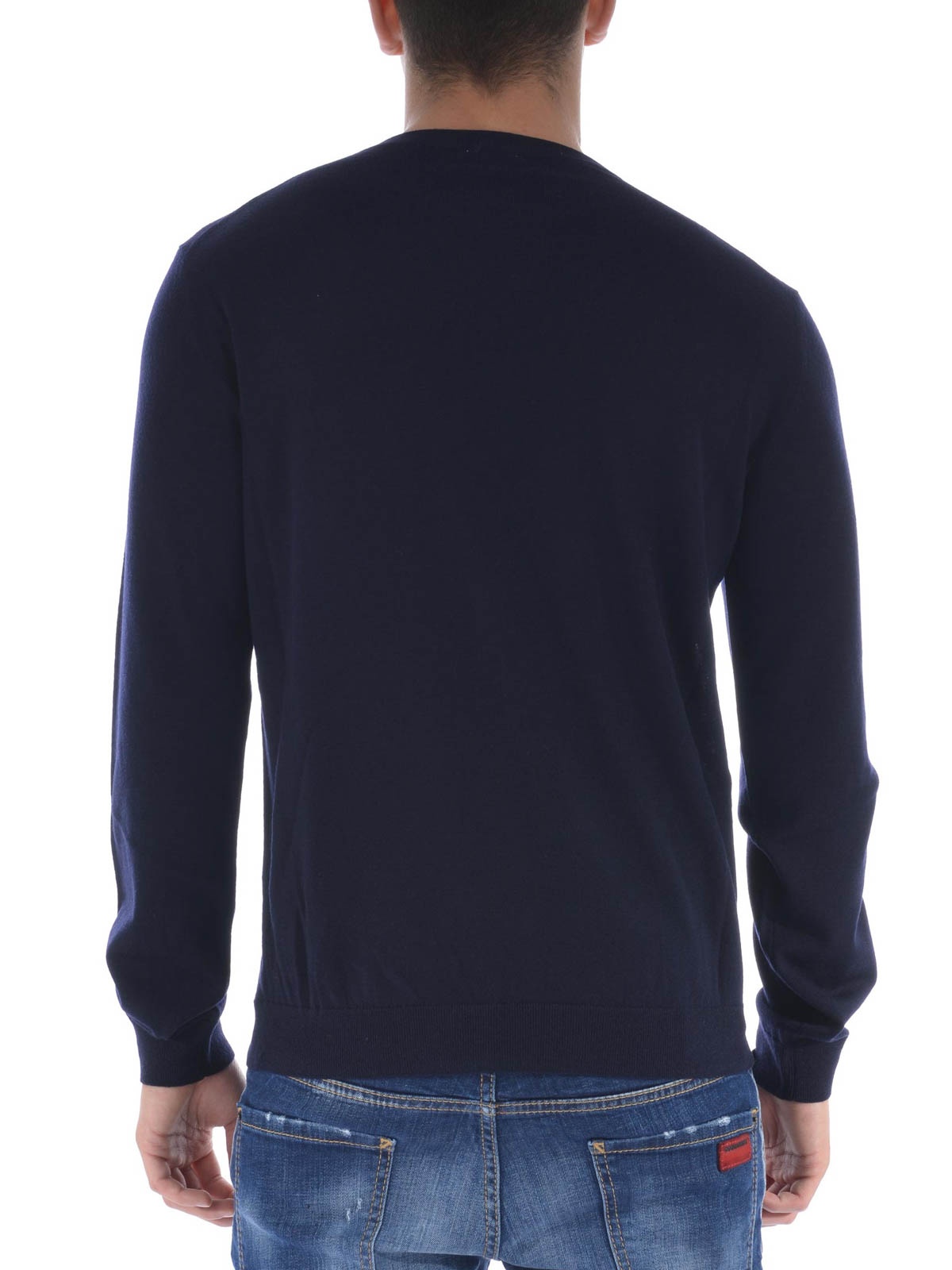Kenzo Geometrical Pattern Sweater In Black