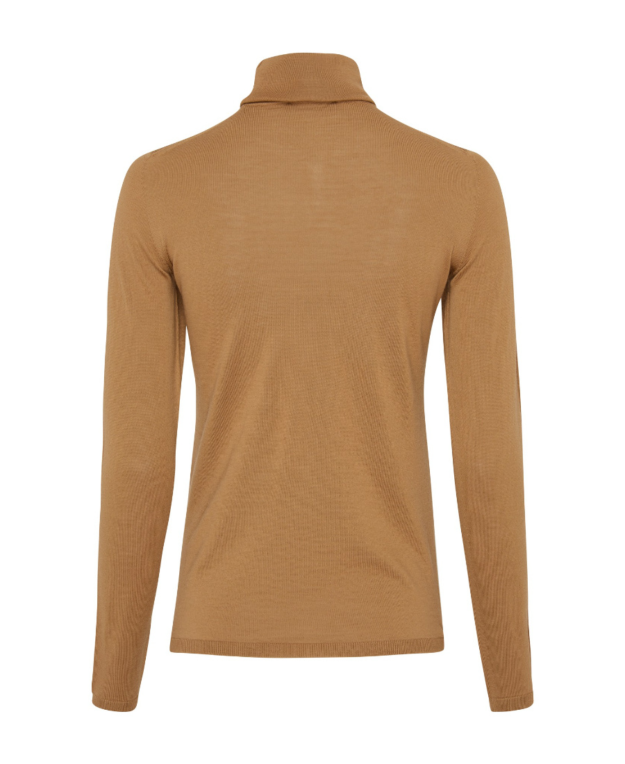 Max Mara Saluto Turtleneck Sweater In Brown