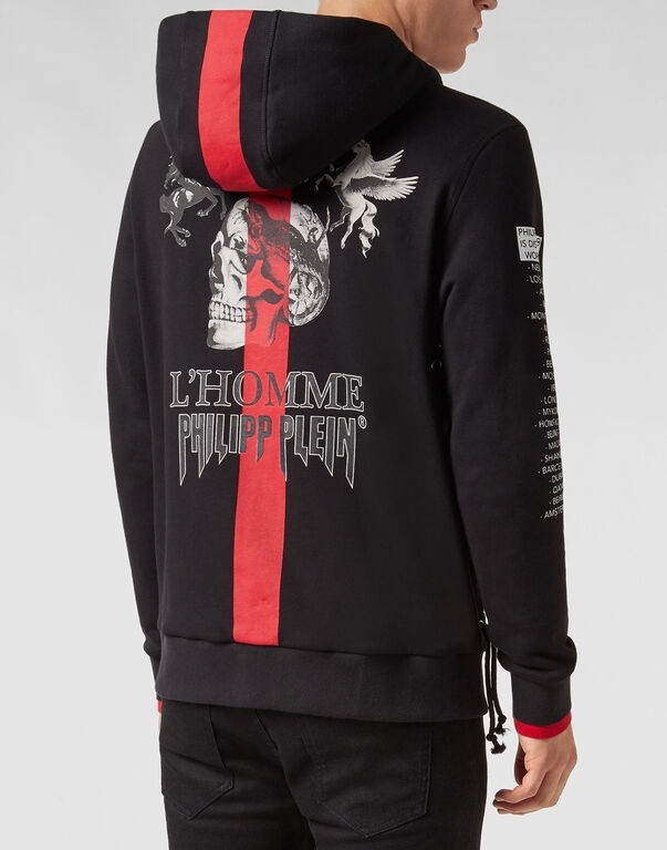 Philipp Plein Logo Casual Jacket In Black
