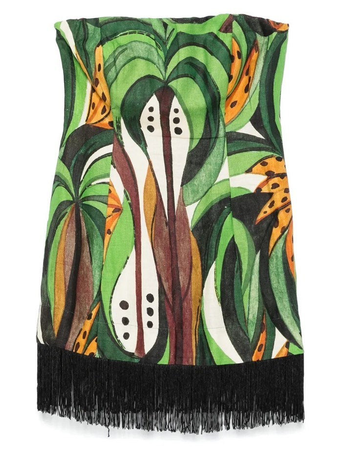 Farm Rio Cocunut Fringe Top