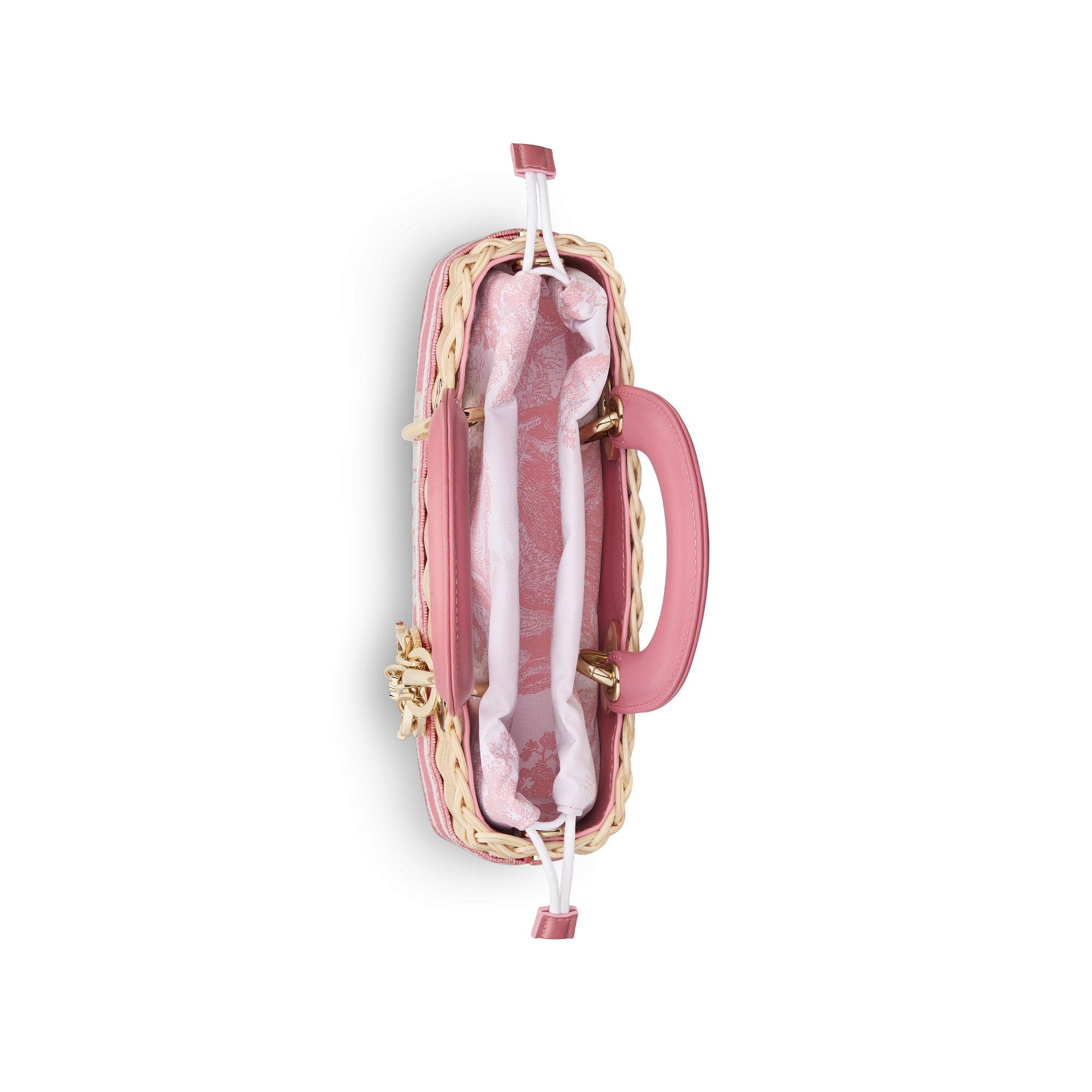 Dior Iviera Small Lady D-joy Bag In Pink