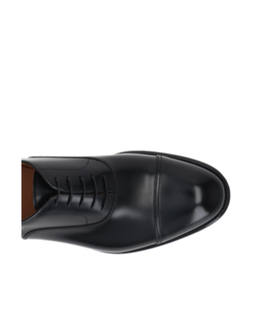 Doucal's Round-toe Lace-up Shoes In Black