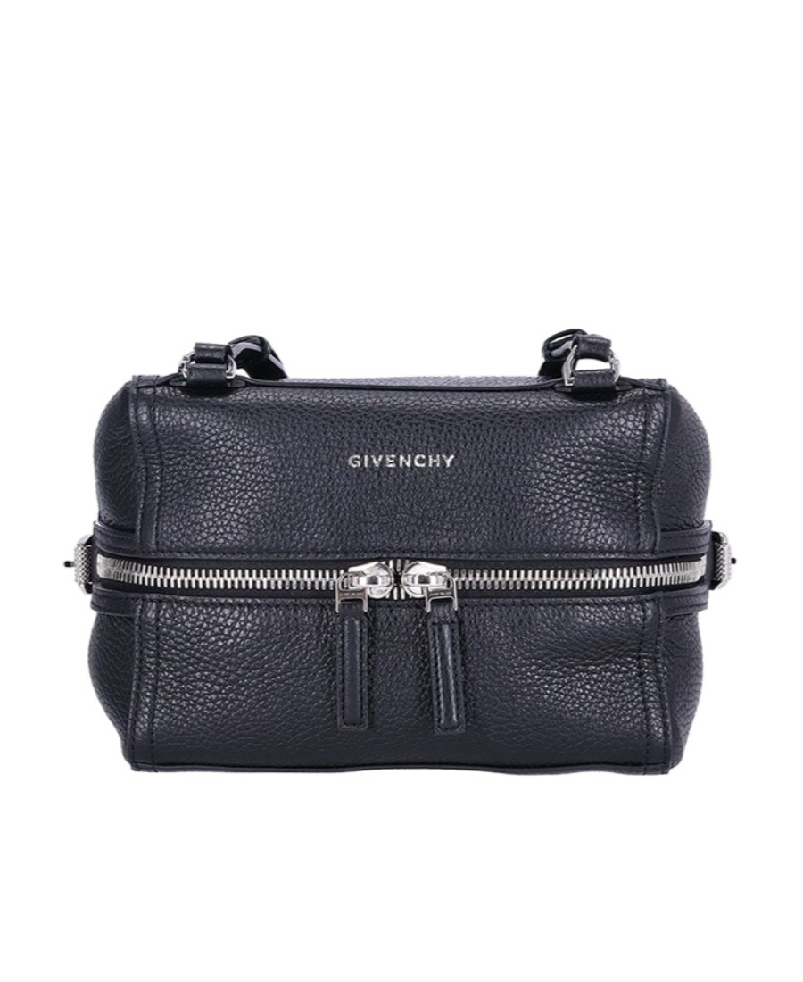 Givenchy Small Pandora Leather Crossbody Bag In Black