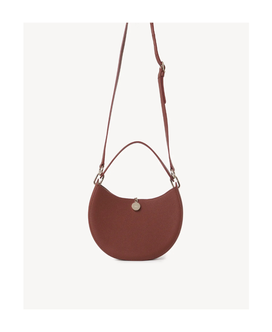 Chloé Arlene Leather Shoulder Bag In Red
