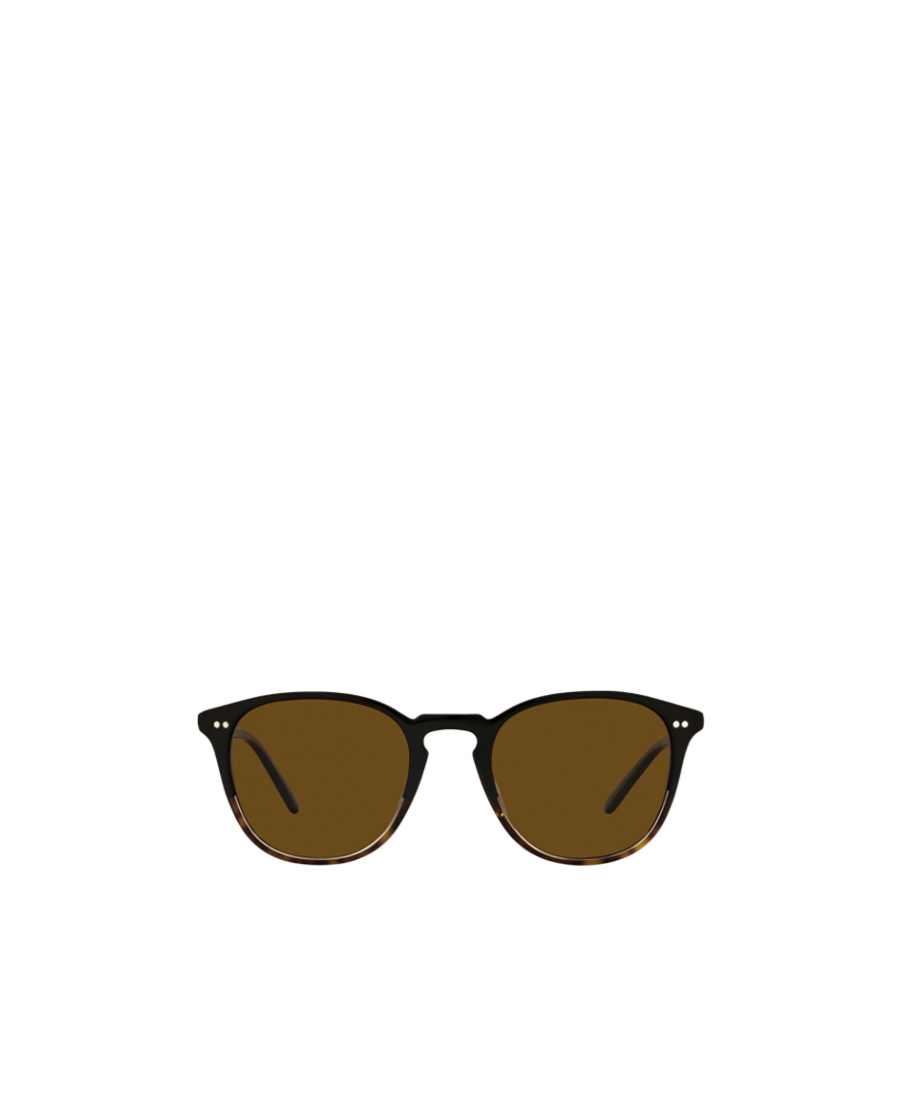 Oliver Peoples Forman L.a. Round-frame Sunglasses In Brown