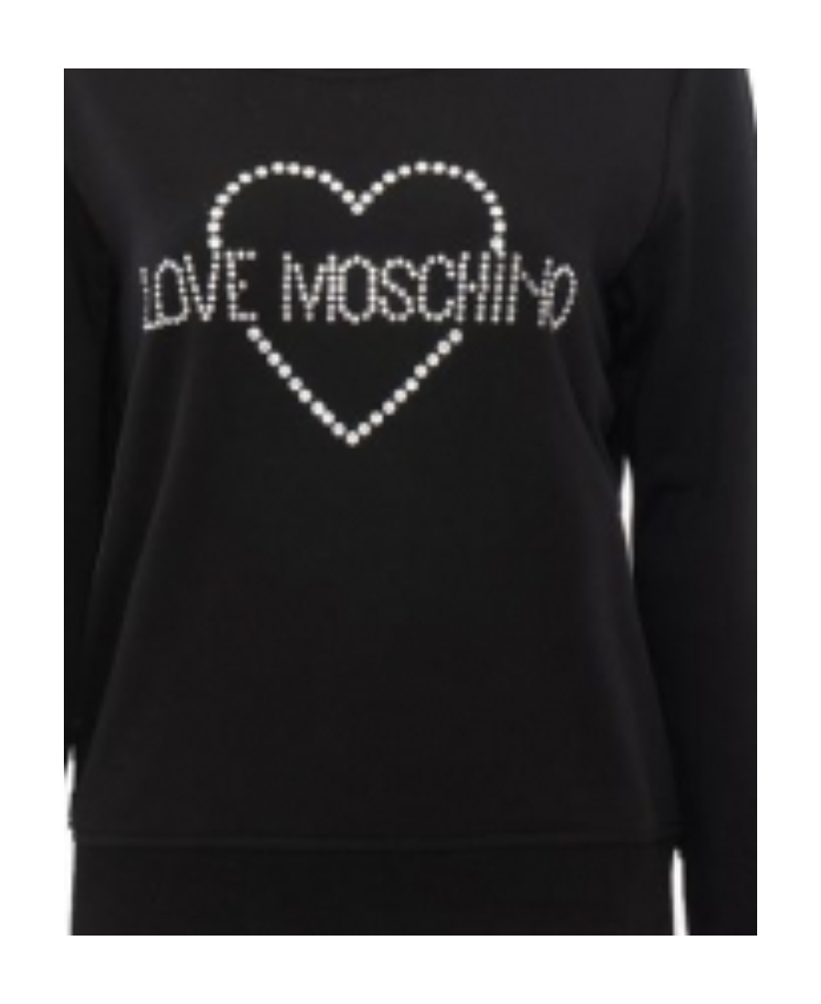 Moschino Printed Pattern Sweater In White