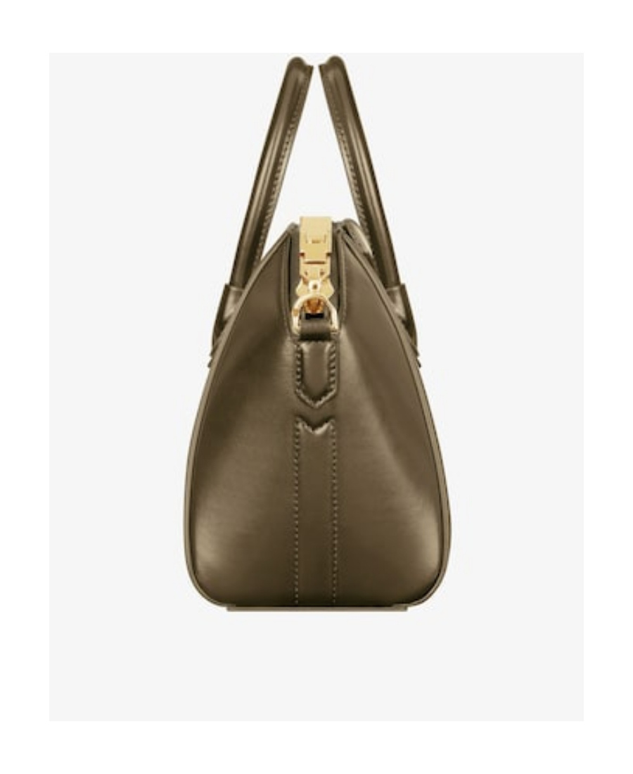 Givenchy Mini Antigona Handbag In Deep Khaki