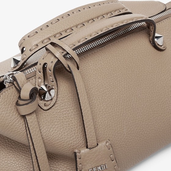 Fendi By The Way Selleria Medium Shoulder Bag In Nude