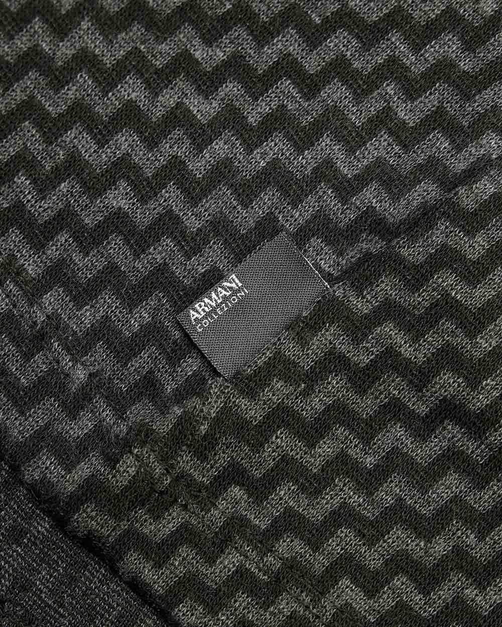 Armani Collezioni Round-neck Sweater In Black