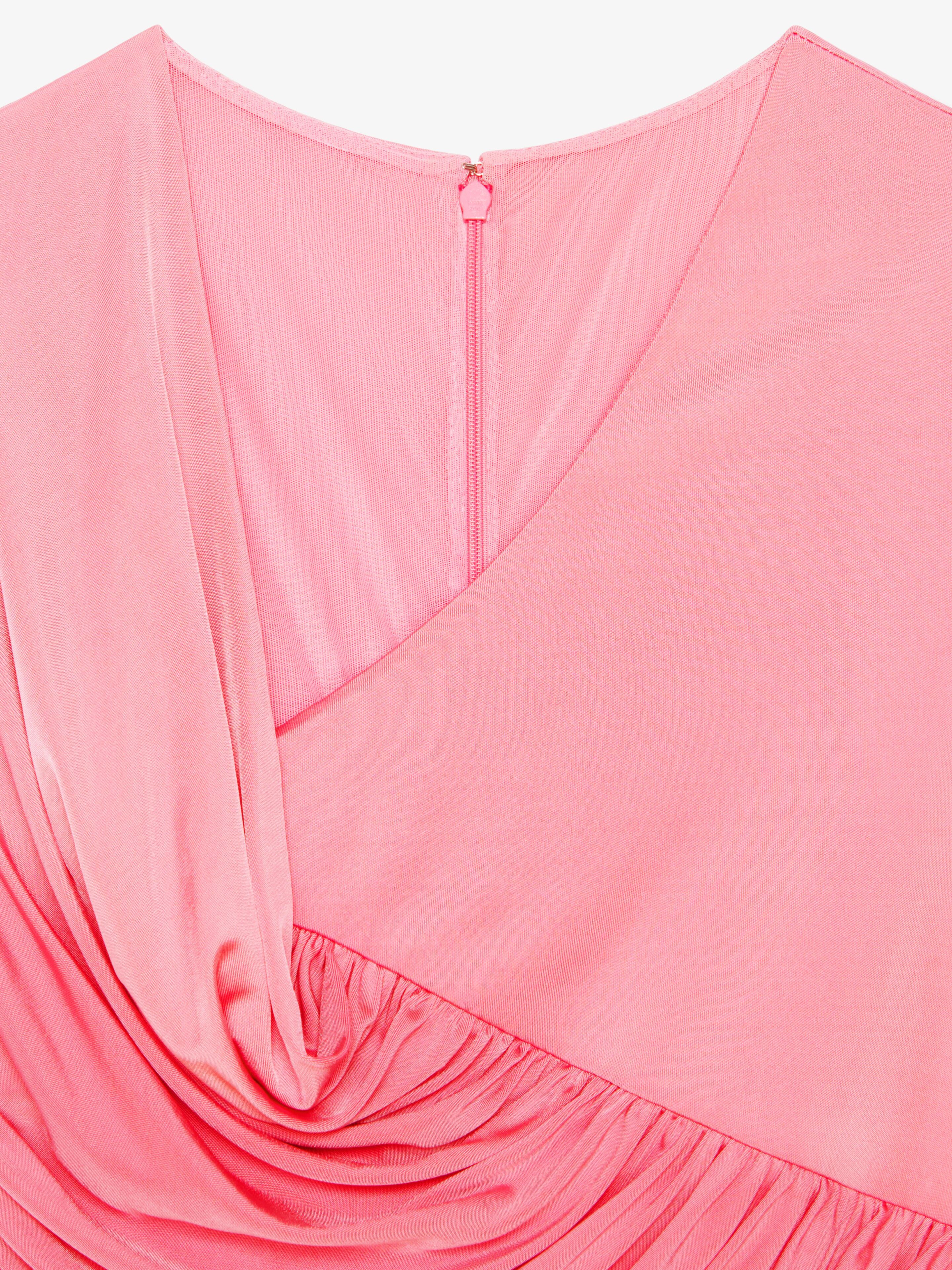 GIVENCHY ASYMMETRICAL DRAPED DRESS IN JERSEY