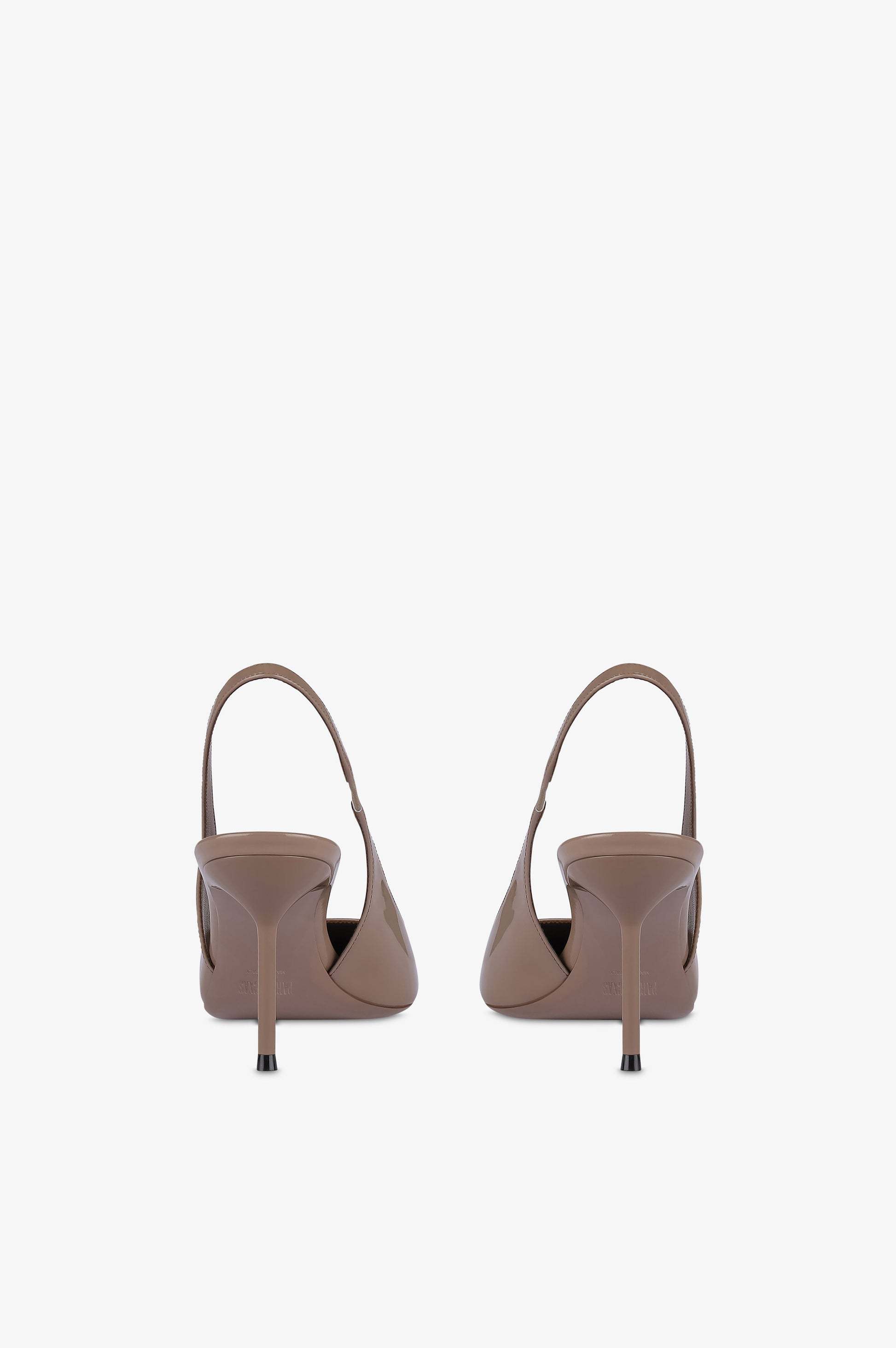Paris Texas Lidia Patent-leather Slingback Pumps In Brown