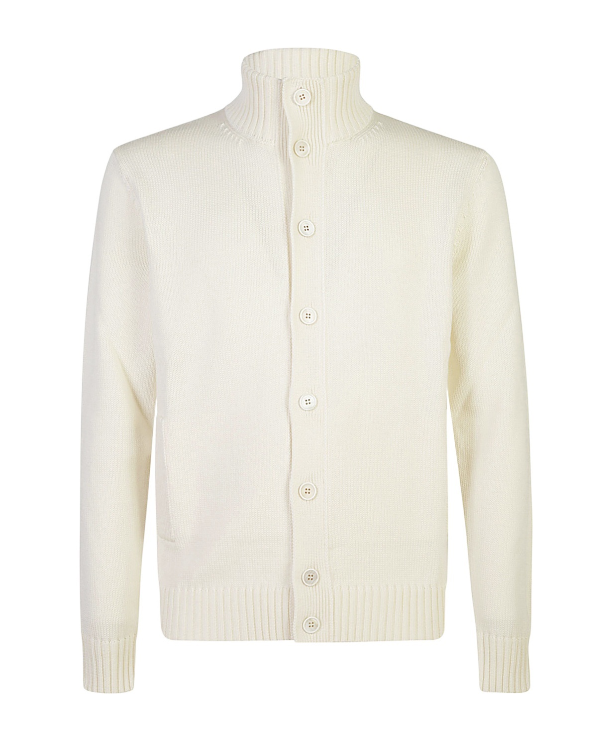 Zanone Turtleneck Sweater In White