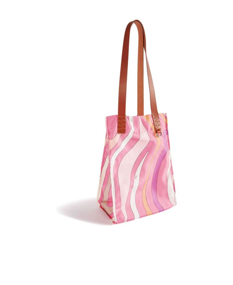 Pucci Marmo-print Tote Bag In Pink