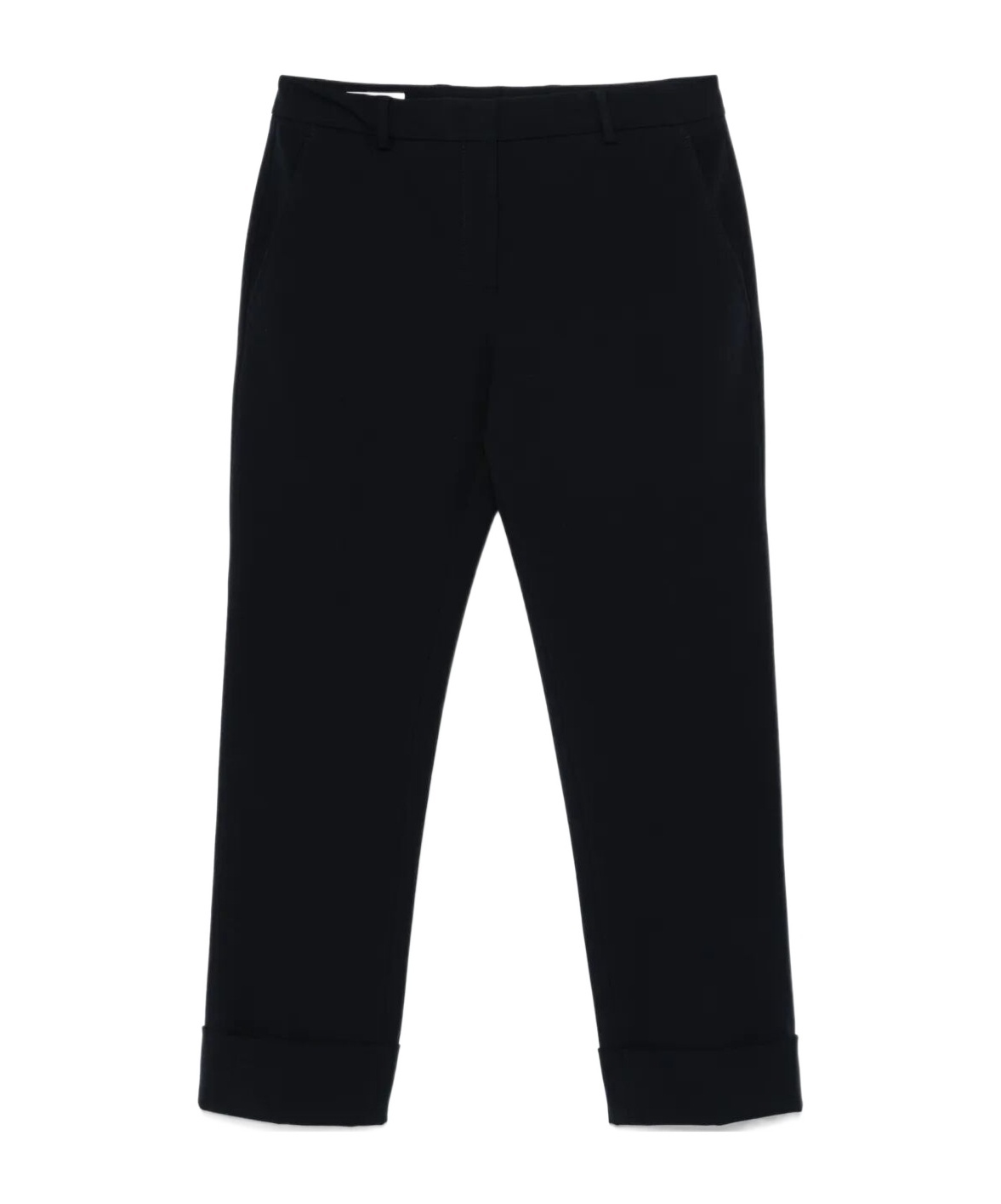 Incotex Tapered Wool Blend Trousers In Blue