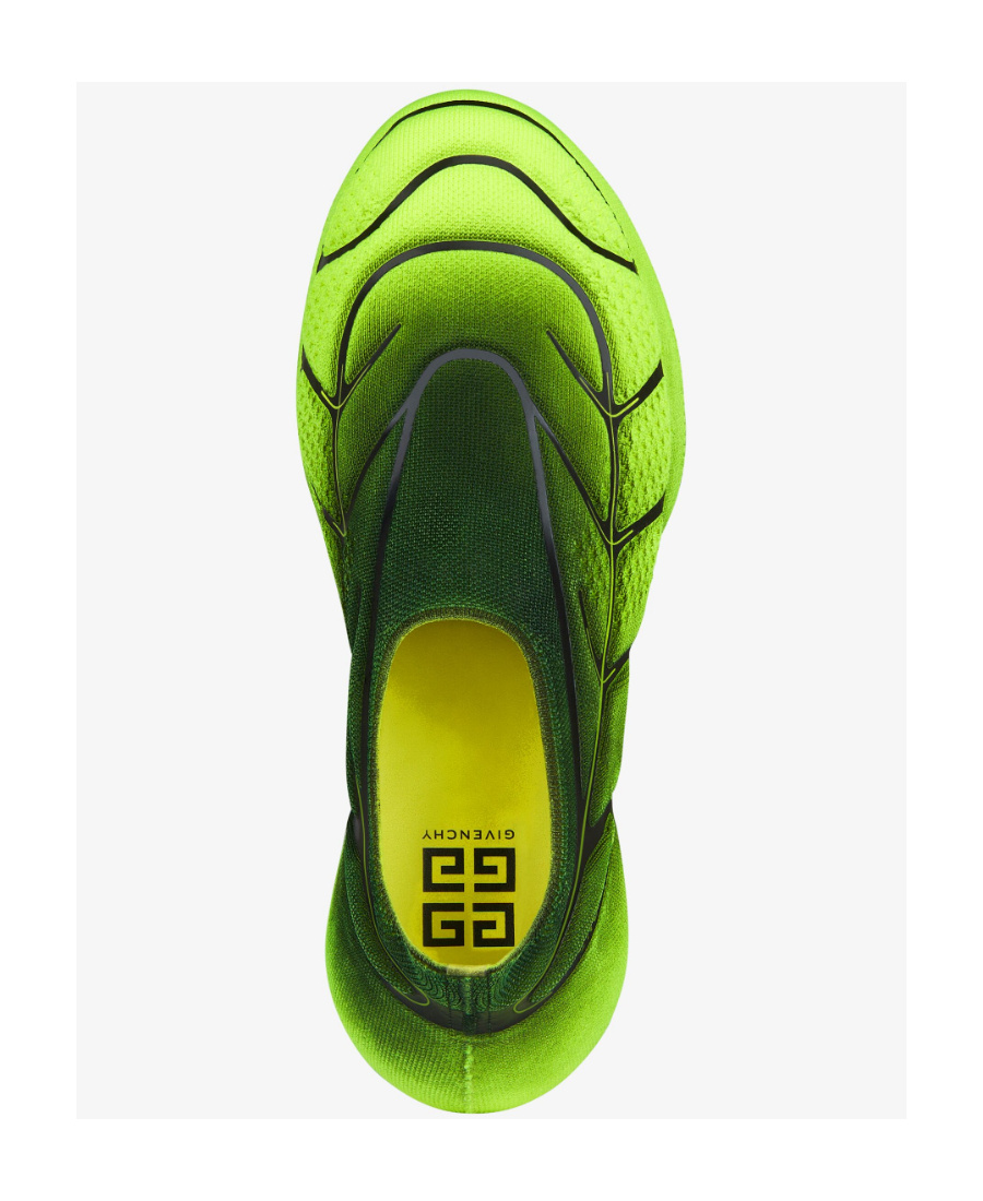 Givenchy Chunky Sole Slip-on Mesh Sneakers In Green