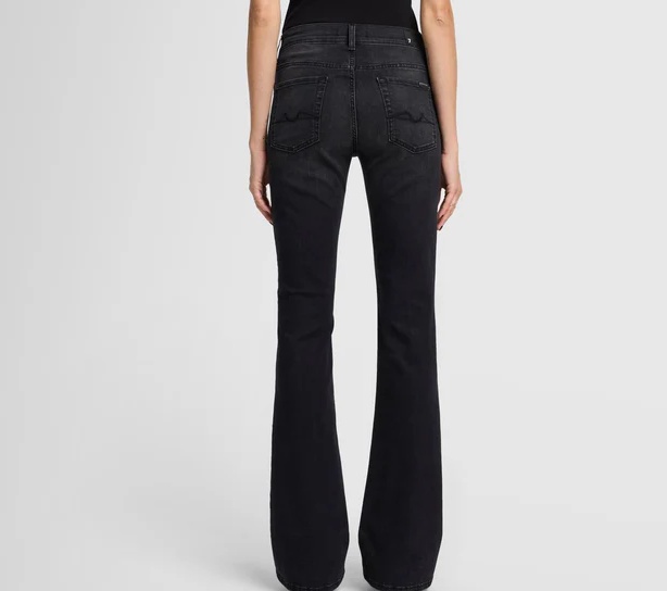 7 For All Mankind Mid-rise Flared Trousers