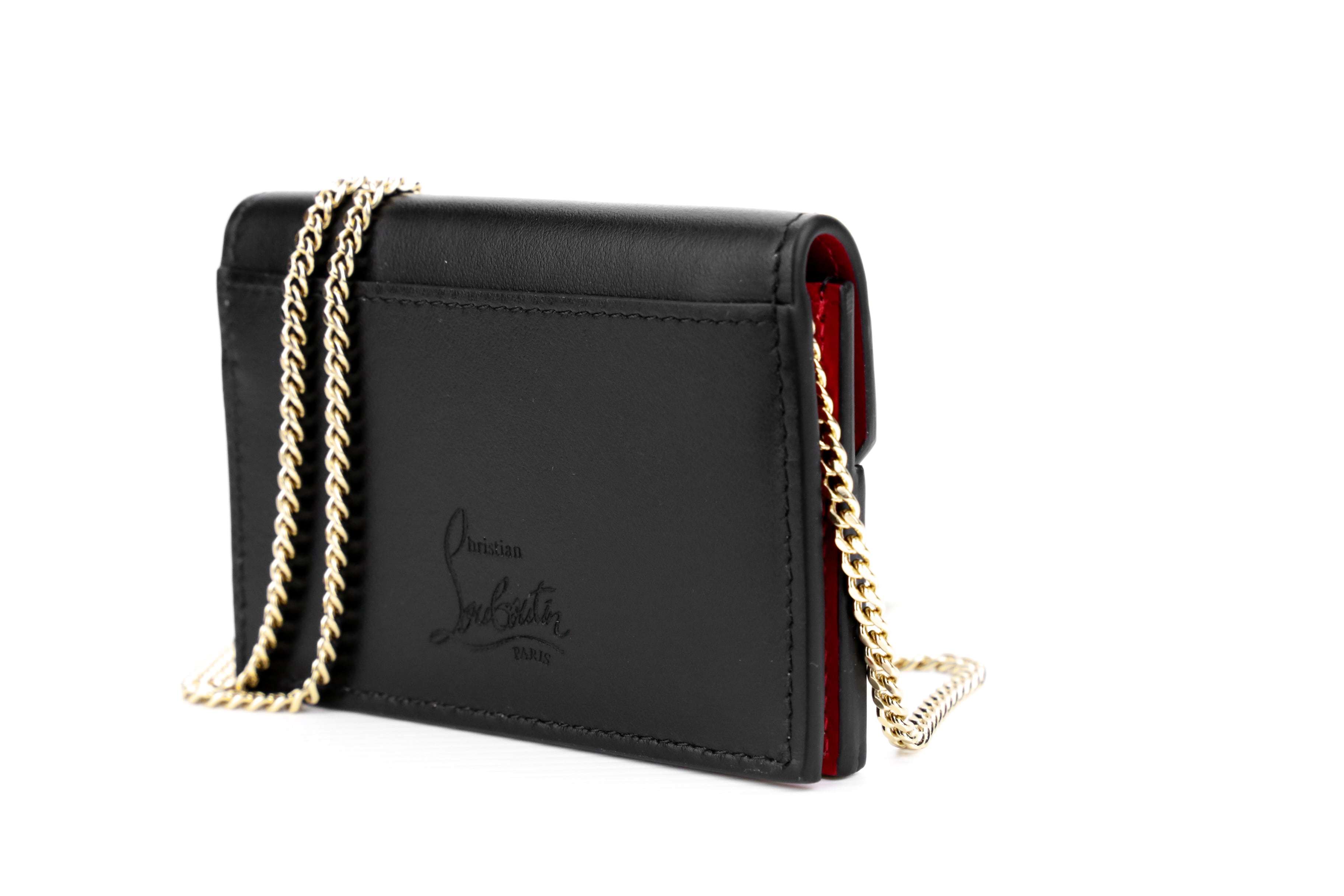 Christian Louboutin Carry The Card Bag On The Side Of The Logo In Black