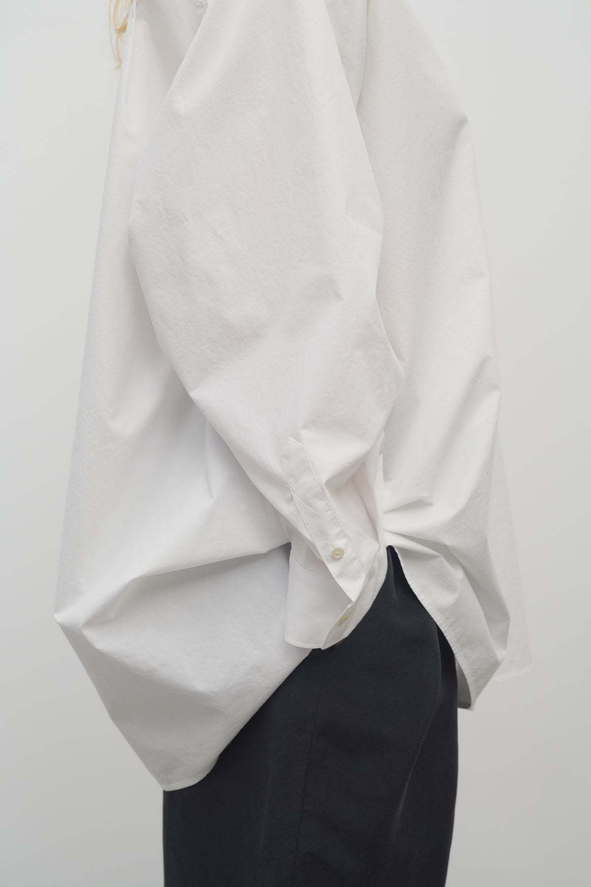 The Row Oversized Button-up Shirt In White
