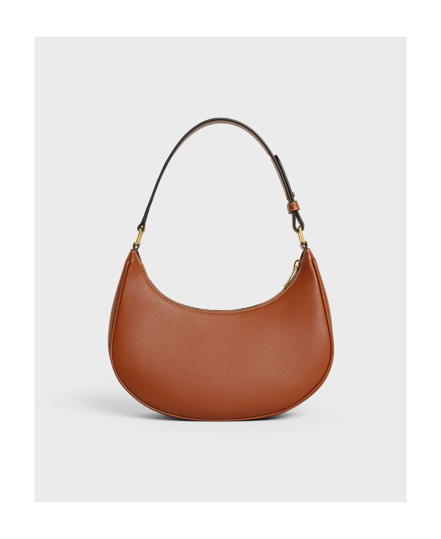 Celine Ava Shoulder Bag In Brown
