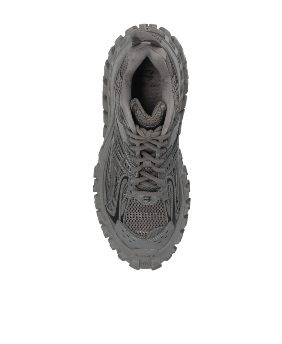 Shop Balenciaga Bouncer Chunky-sole Sneakers In Gray