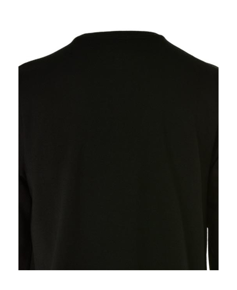 Paul & Shark Round-necked Logo Sweater In Black