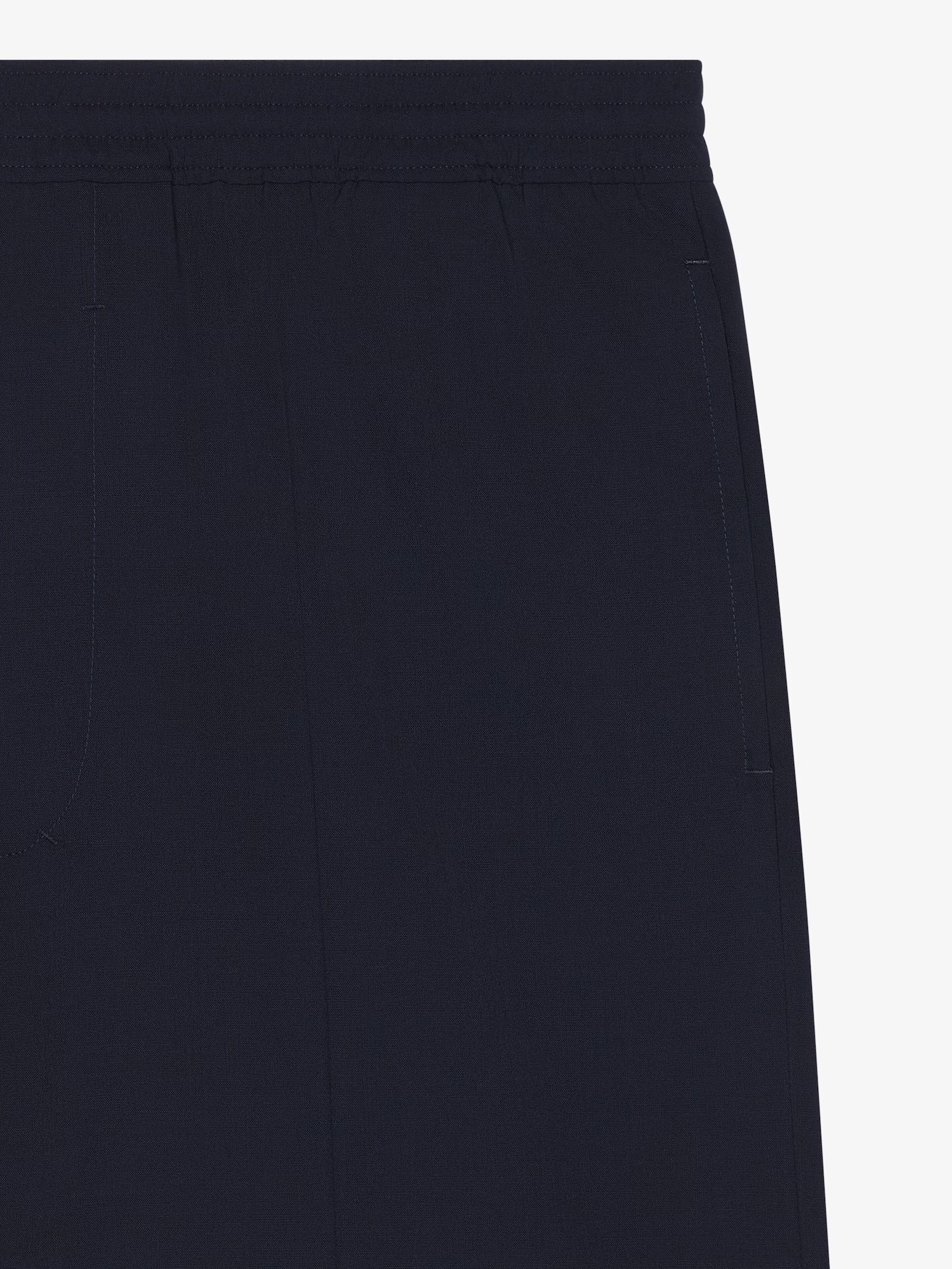 Givenchy Wool-poplin Bermuda Shorts In Blue