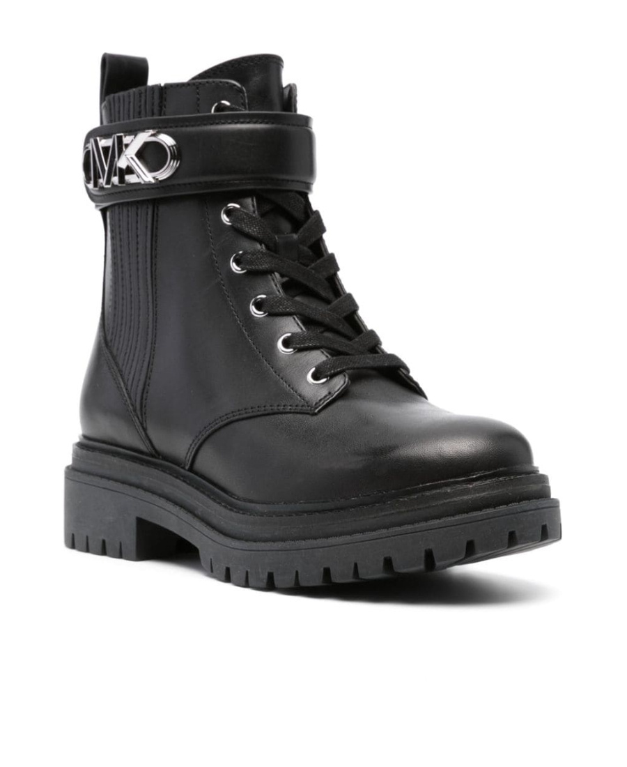 Michael Michael Kors Parker 40mm Leather Ankle Boots In Black