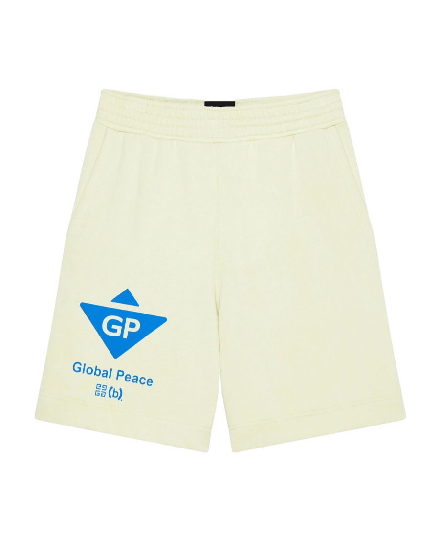 Givenchy Bstroy X Fleece Shorts In White