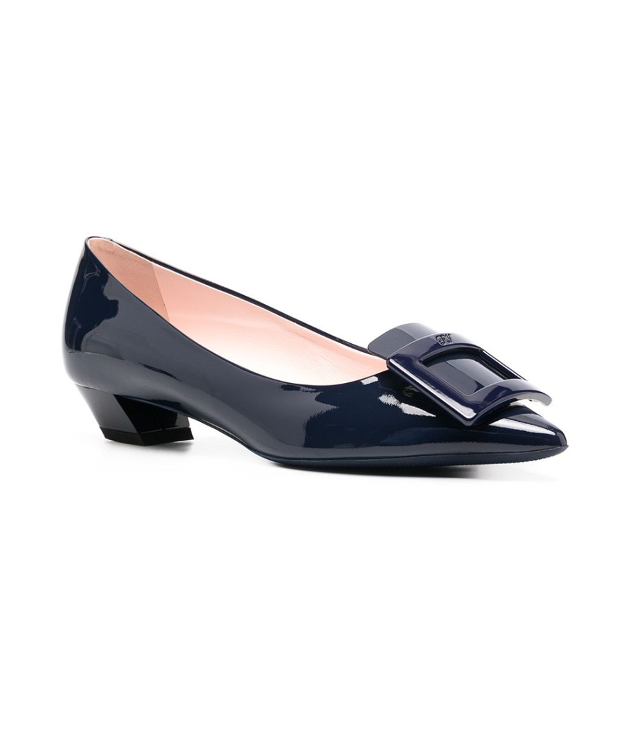 Roger Vivier Gomettine Ballet Shoes In Black