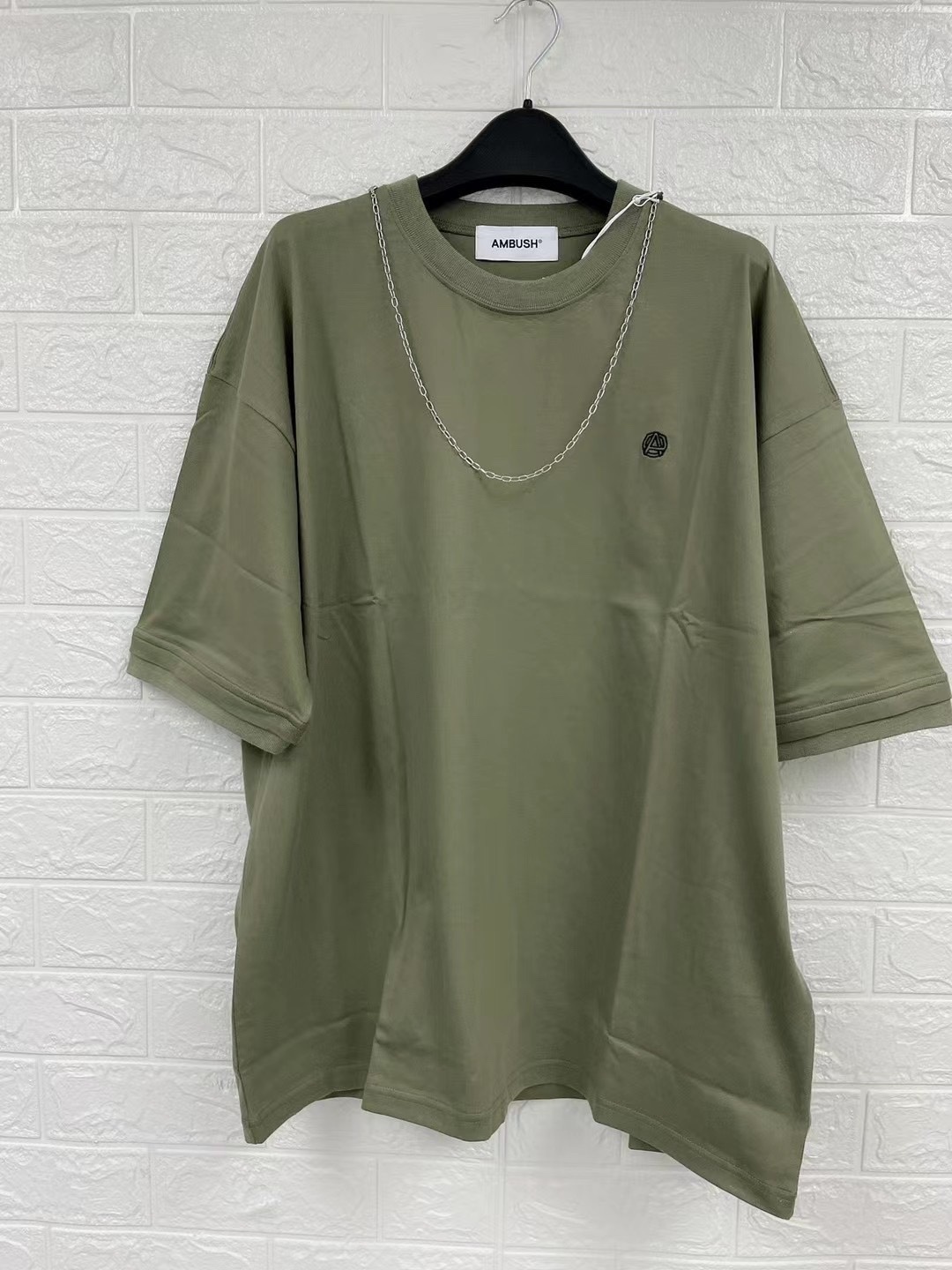 Ambush Embroidered-motif Short-sleeve T-shirt In Nude