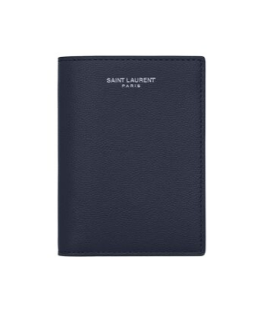 Saint Laurent Bi-fold Leather Wallet In Black