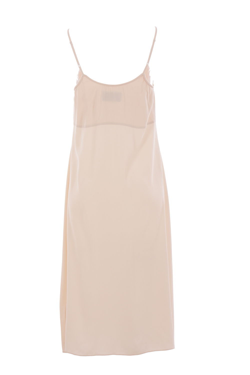 Simone Rocha Bow-detail Crêpe De Chine Slip Dress In Pink