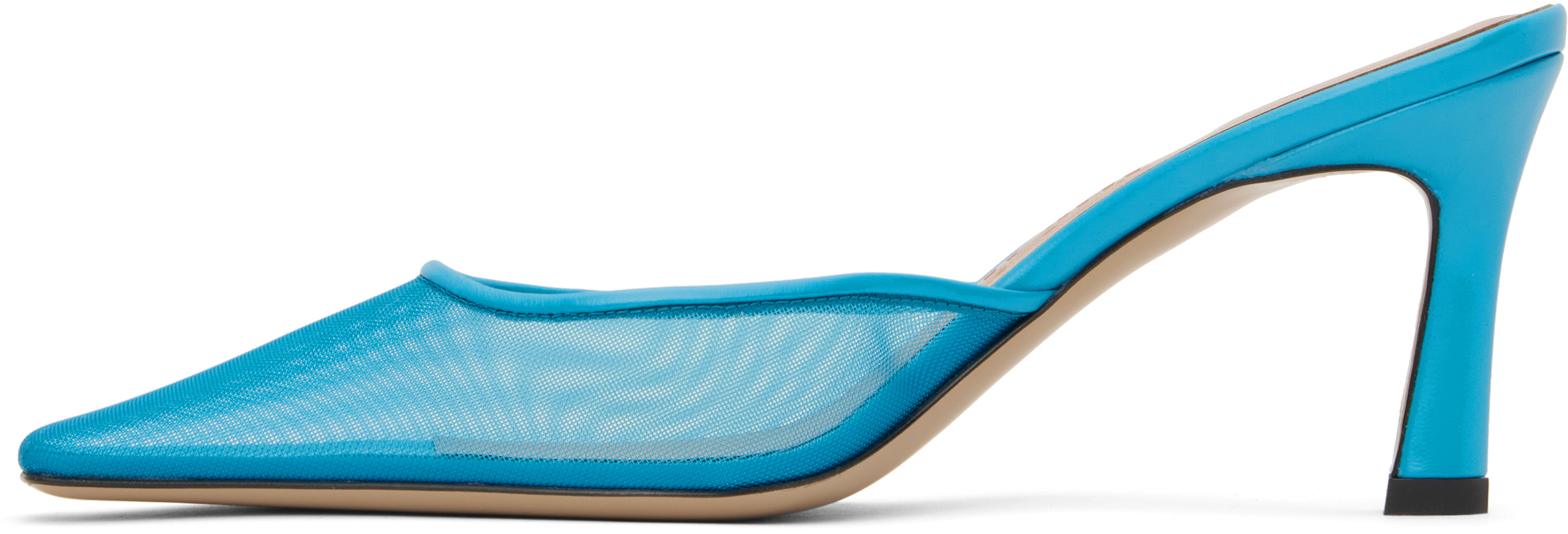 Attico Juno Mules In Blue