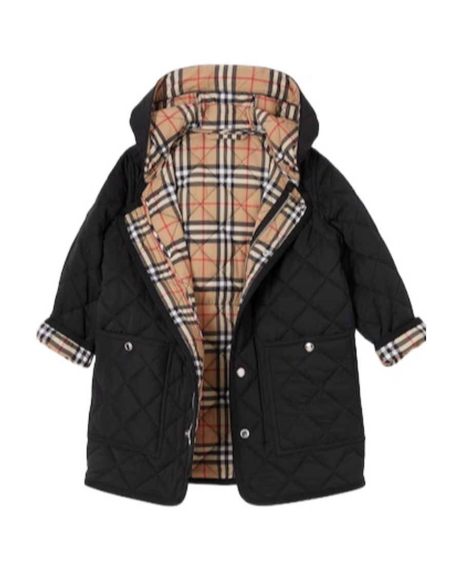Burberry Logo Quilted Down Jacket