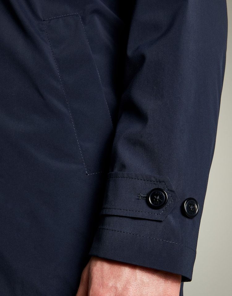 Fay Single-breasted Coat In Black