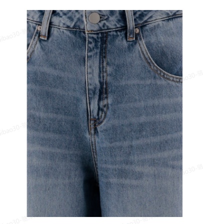 Ag Jeans With Belt Loops In Blue