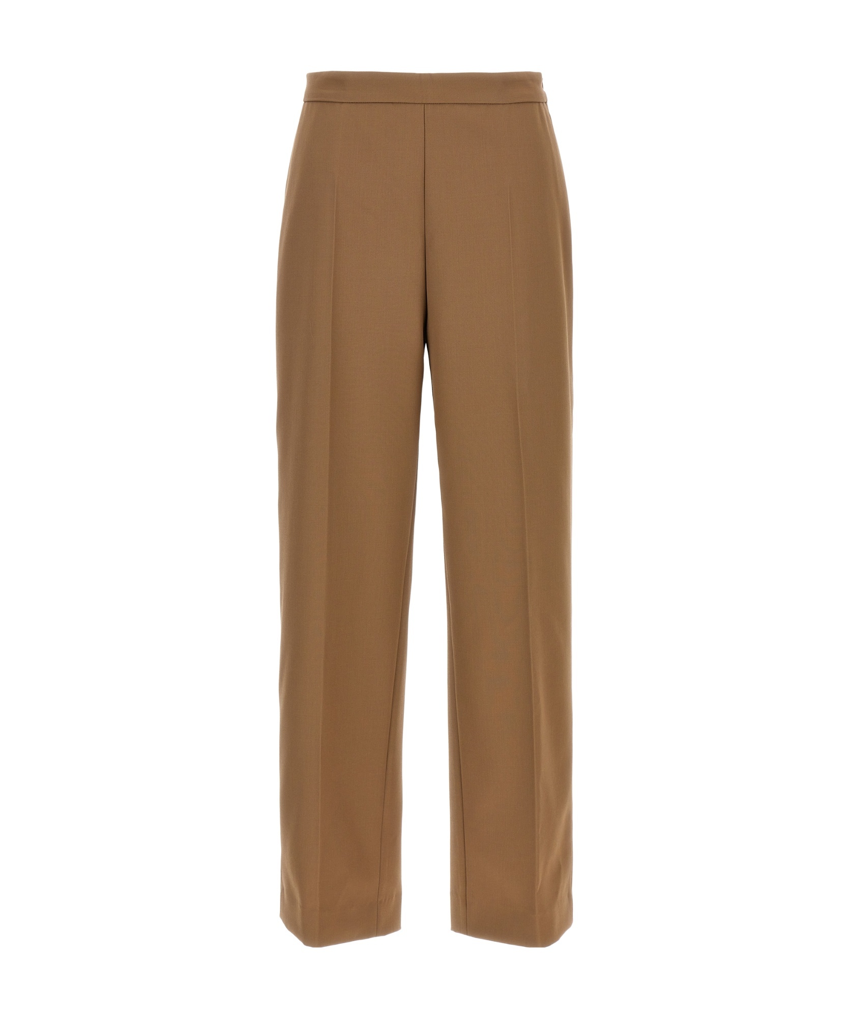 Dries Van Noten Tailored Trousers With Pockets And Pleats In Brown
