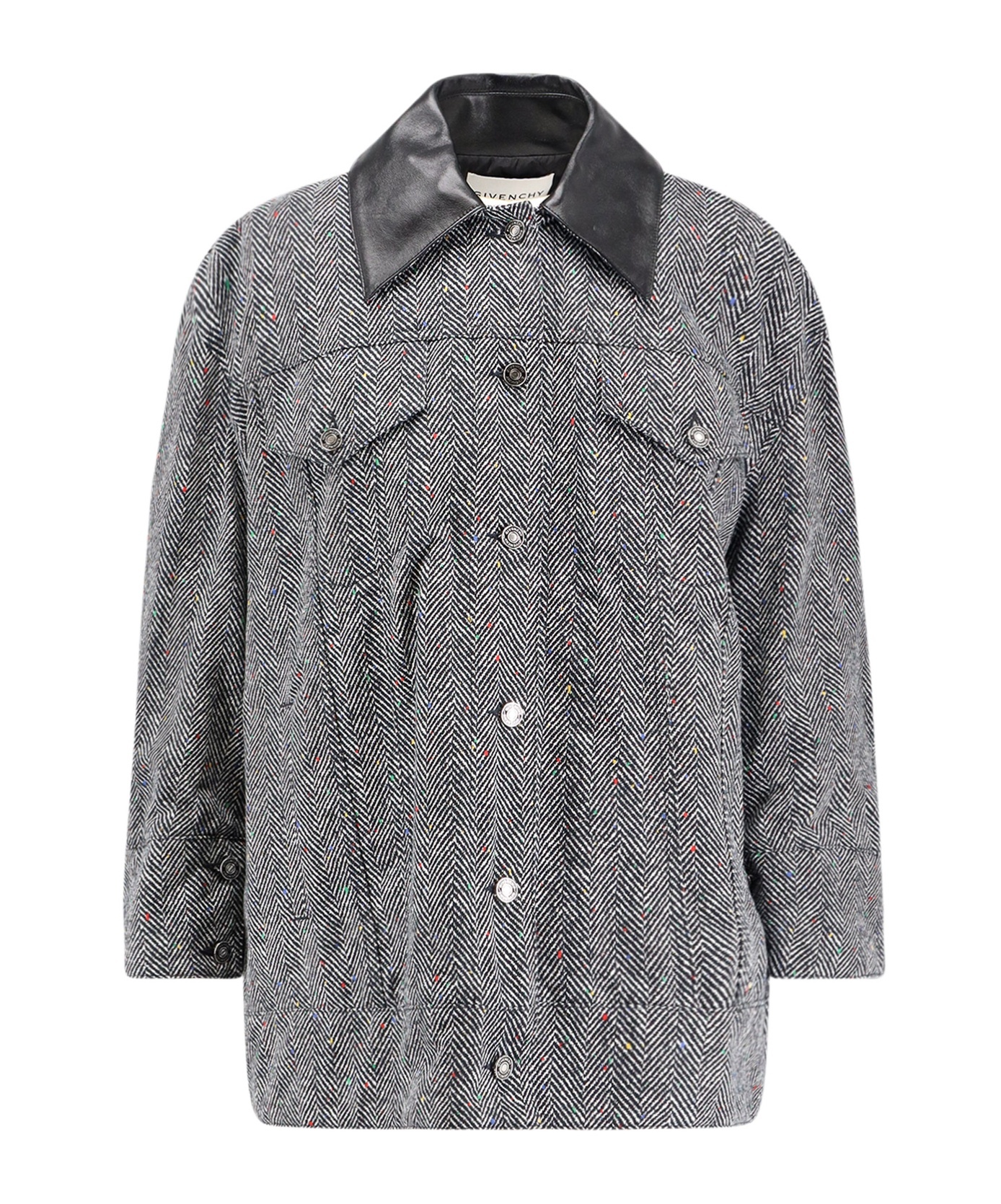 Givenchy Flap Pocket Jacket In Gray