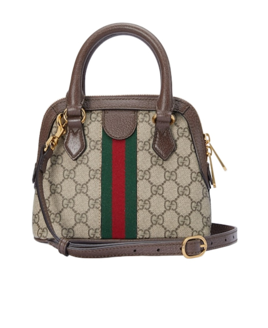 Gucci Mini Ophidia Gg Supreme Top-handle Bag In Multicolor