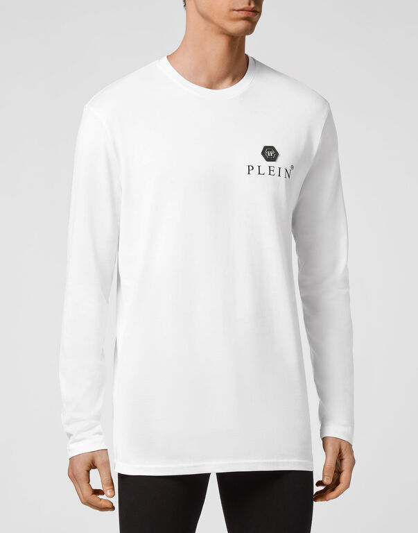 Philipp Plein Long Sleeved T-shirt In White