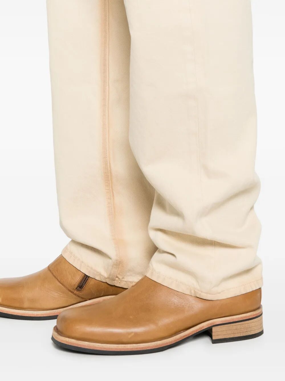 7 For All Mankind Straight-leg Jeans In Neutral