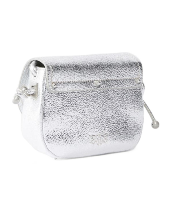 Pinko Saddle Micro Bag In White